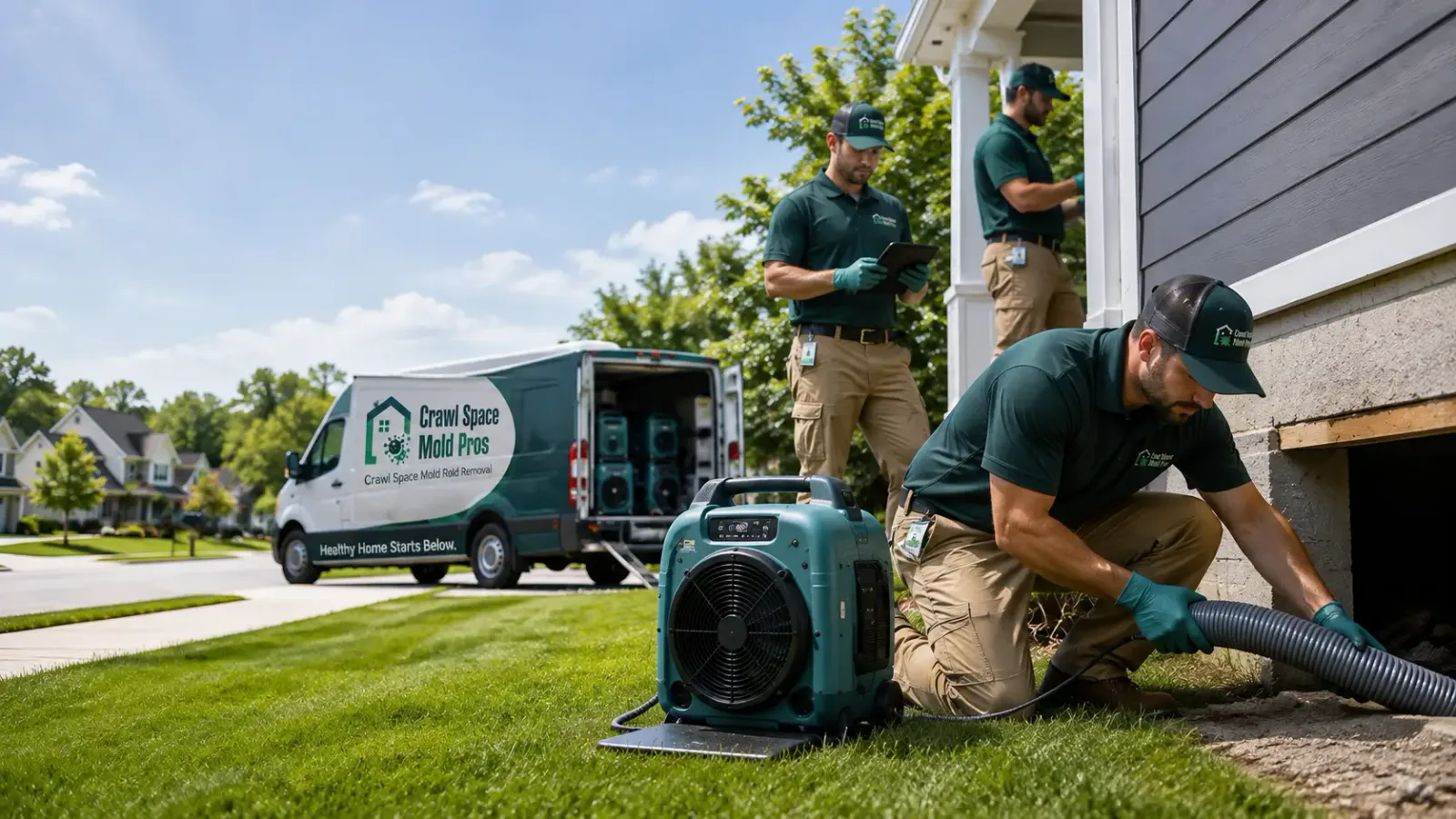 Crawl Space Mold Removal in Port Reading, NJ